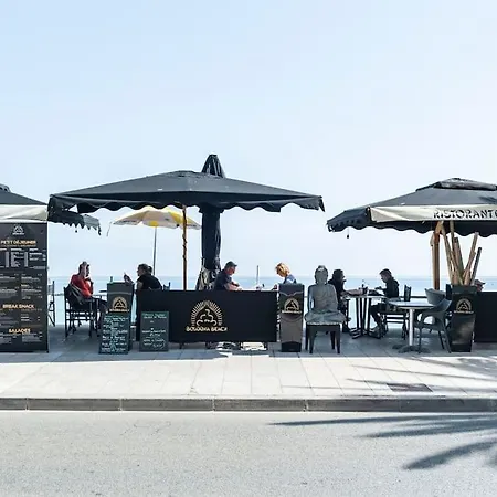 公寓 Superbe Avec Terrasse En Front De 芒通